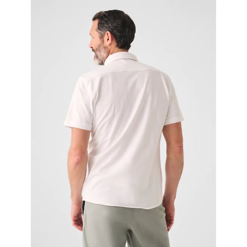lifestyle image of Sunwashed Knit Short Sleeve Shirt