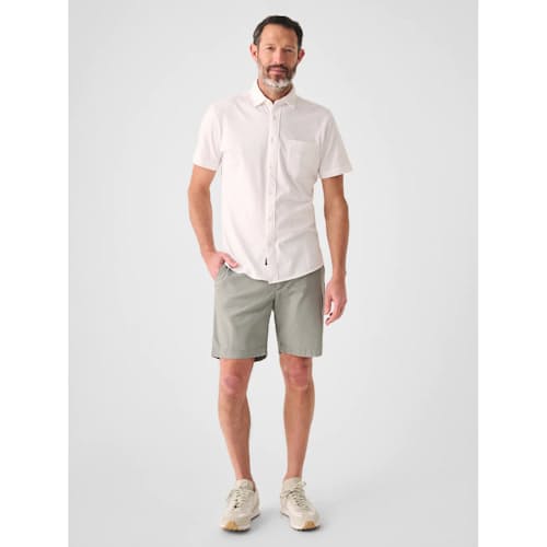 laydown image of Sunwashed Knit Short Sleeve Shirt