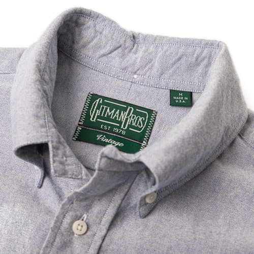laydown image of Brushed Fall Oxford Shirt