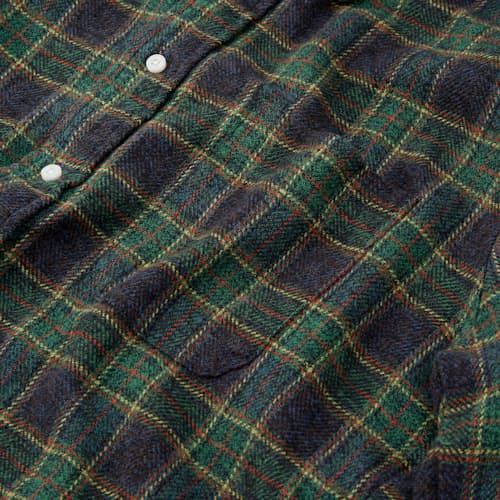 lifestyle image of Fall Herringbone Tweed Check Shirt