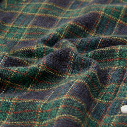 lifestyle image of Fall Herringbone Tweed Check Shirt
