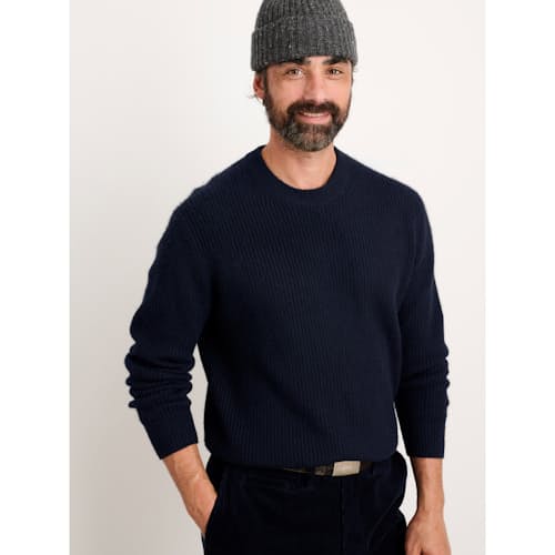 laydown image of Cashmere Jordan Sweater