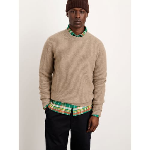 laydown image of Cashmere Jordan Sweater