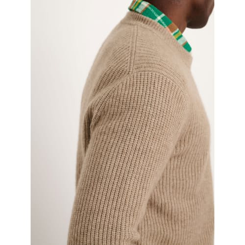laydown image of Cashmere Jordan Sweater