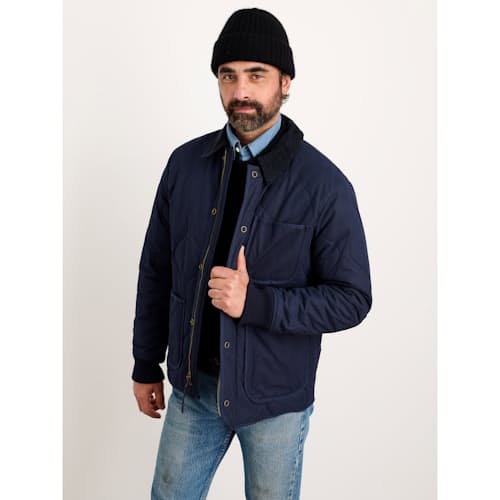 laydown image of Quilted Down Philip Jacket