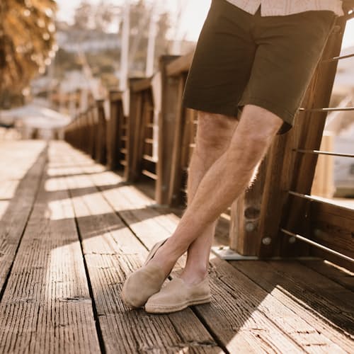 lifestyle image of Suede Espadrille