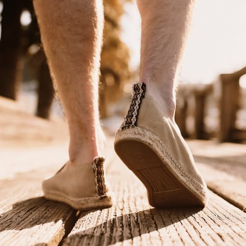 lifestyle image of Suede Espadrille