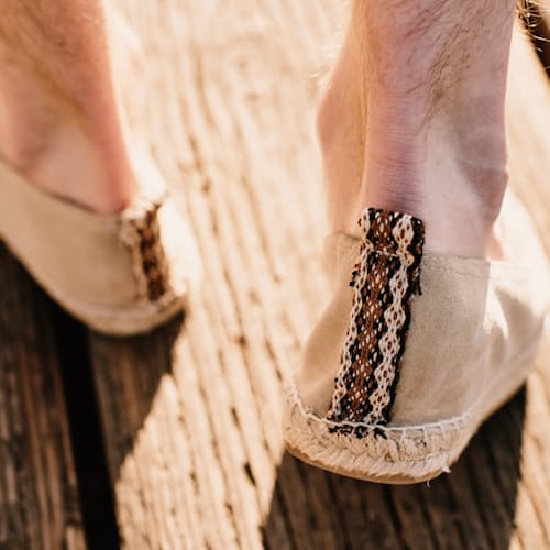 lifestyle image of Suede Espadrille