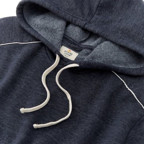 laydown image of Banks Varsity Hoodie
