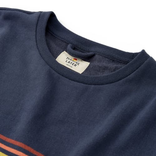 lifestyle image of Sunset Stripe Sweatshirt