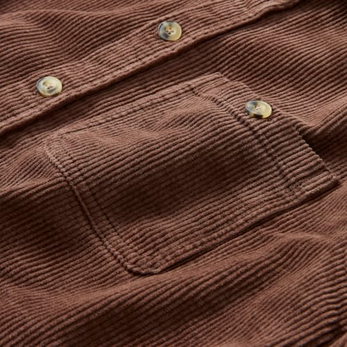 laydown detail image of Broken In Corduroy Overshirt