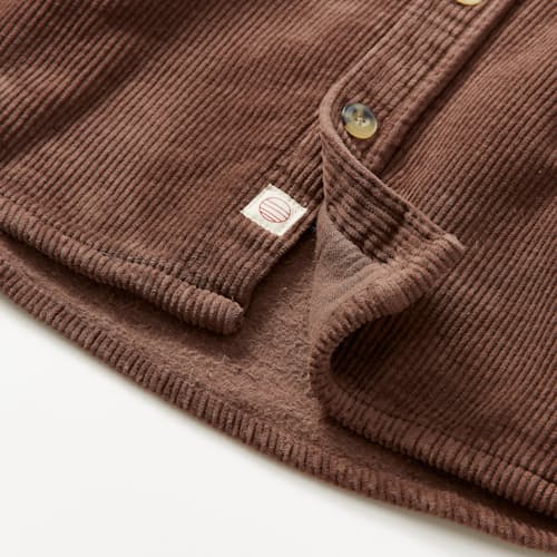 on model image of Broken In Corduroy Overshirt