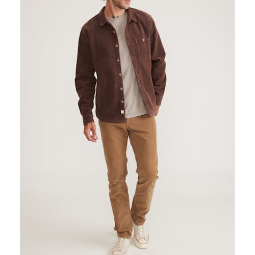 lifestyle image of Broken In Corduroy Overshirt