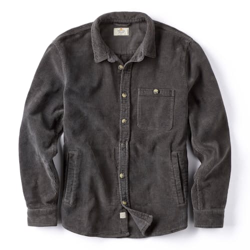 laydown image of Broken In Corduroy Overshirt