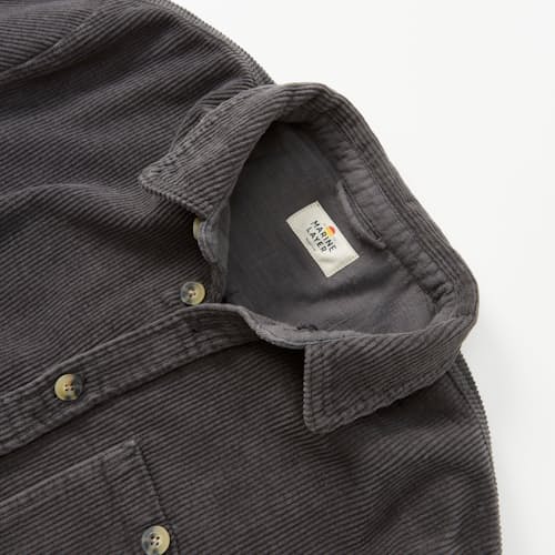laydown detail image of Broken In Corduroy Overshirt