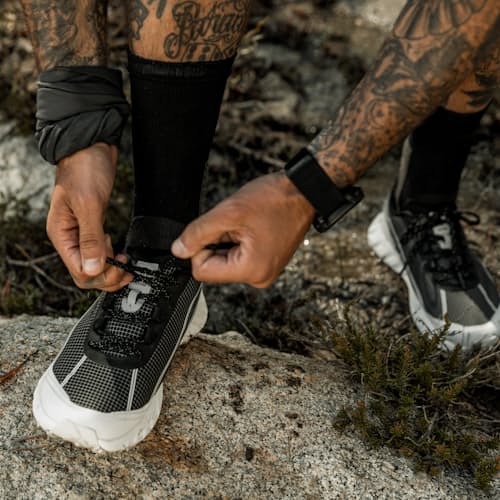 lifestyle image of 002 Trail Running Sneaker