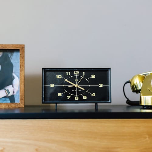 laydown image of Wideboy Alarm Clock