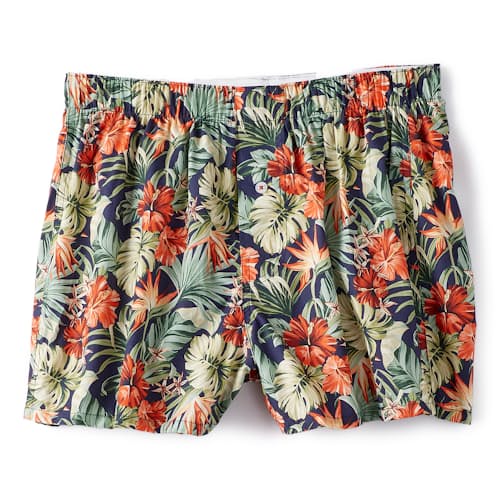 laydown image of Organic Cotton Oahu Boxer Shorts