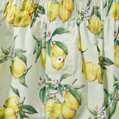 laydown detail image of Organic Cotton Lemons Boxer Shorts