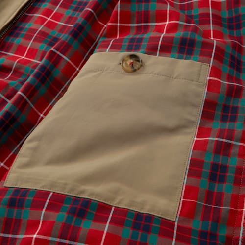 laydown detail image of G9 Harrington Jacket