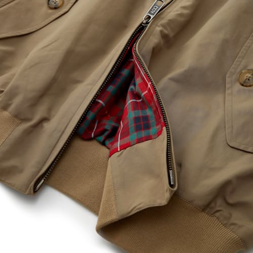 laydown detail image of G9 Harrington Jacket