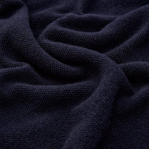 lifestyle image of Rice Stitch Longsleeve Knit Polo