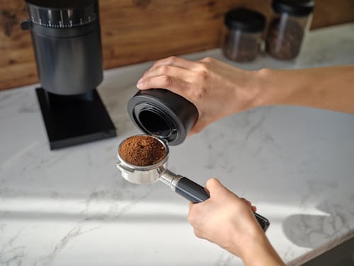 lifestyle image of Opus Conical Burr Grinder