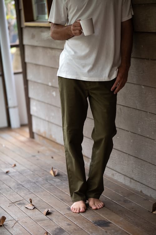 lifestyle image of Classic Straight Fatigue Pant