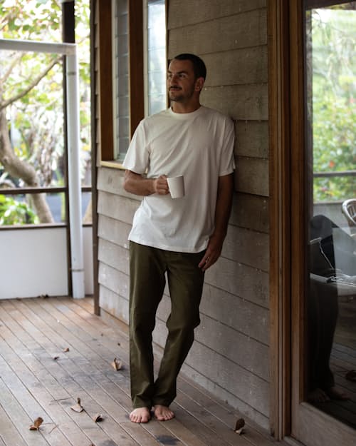 lifestyle image of Classic Straight Fatigue Pant