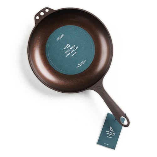 laydown image of No. 10 Cast Iron Chef Skillet