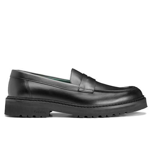 laydown image of Richie Lug Sole Penny Loafer