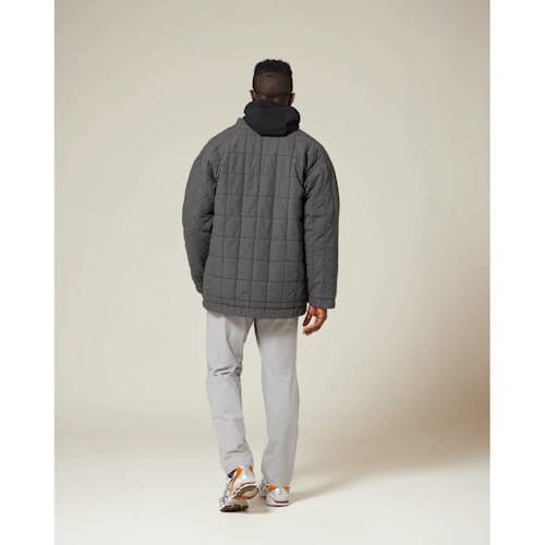 laydown image of Upcycled Cotton Quilted Jacket