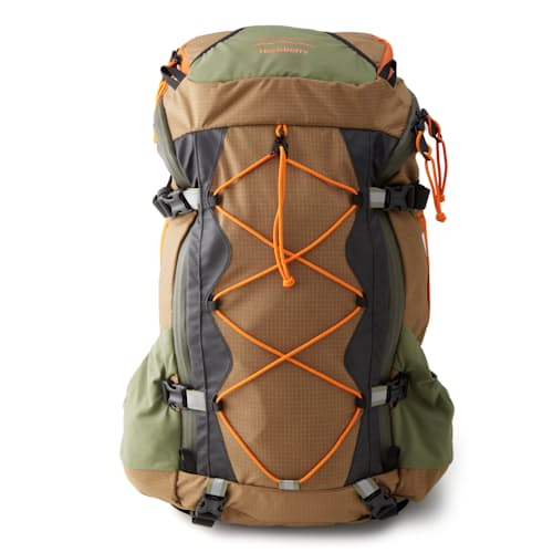 laydown image of Huckberry X Mystery Ranch Greenbelt Hybrid Backpack - 30L