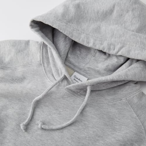 laydown image of Organic Cotton Terry Hoodie