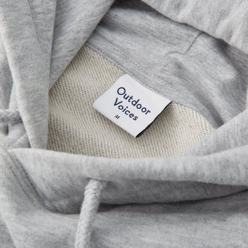 laydown image of Organic Cotton Terry Hoodie