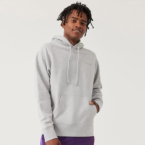 laydown image of Organic Cotton Terry Hoodie