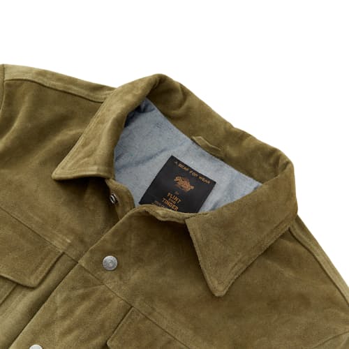lifestyle image of Golden Bear Suede Trucker
