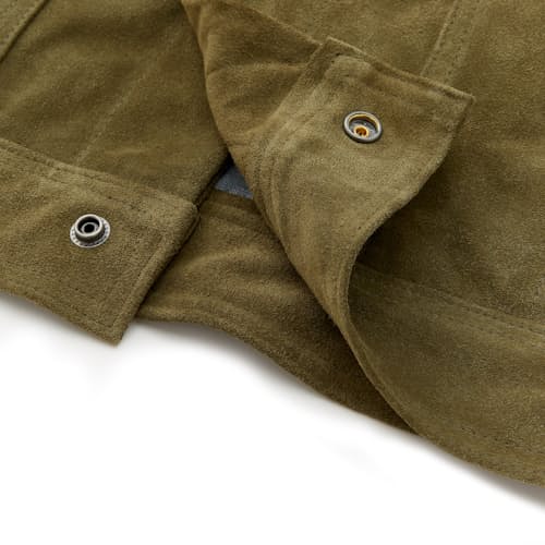 lifestyle image of Golden Bear Suede Trucker
