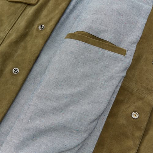 lifestyle image of Golden Bear Suede Trucker