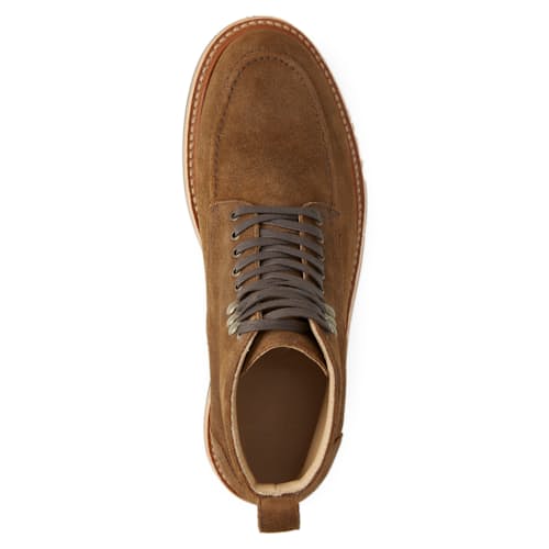 laydown image of Owen Moc Toe Boot