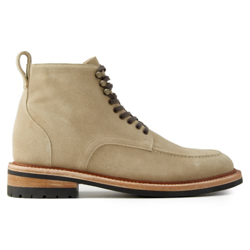 laydown image of Owen Moc Toe Boot