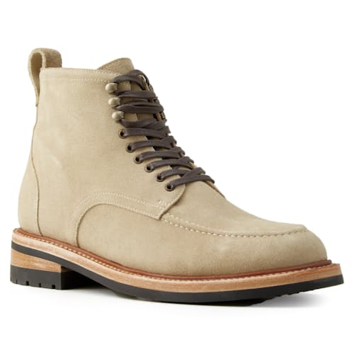 laydown image of Owen Moc Toe Boot