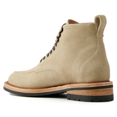 laydown image of Owen Moc Toe Boot