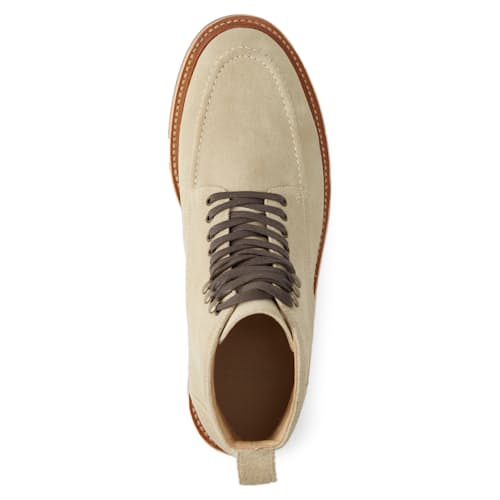 laydown image of Owen Moc Toe Boot