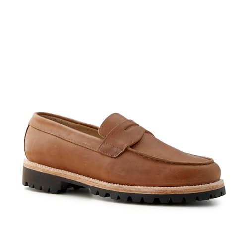 laydown image of Ashby Loafer w/ Lug Sole