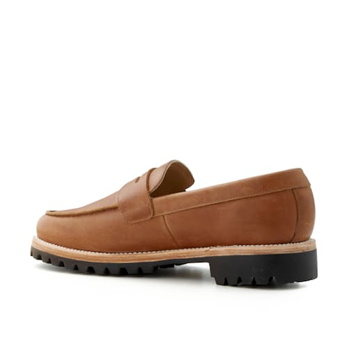 laydown image of Ashby Loafer w/ Lug Sole