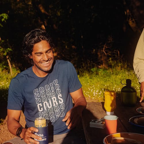 lifestyle image of Stacked Coors Graphic T-Shirt