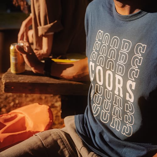 lifestyle image of Stacked Coors Graphic T-Shirt