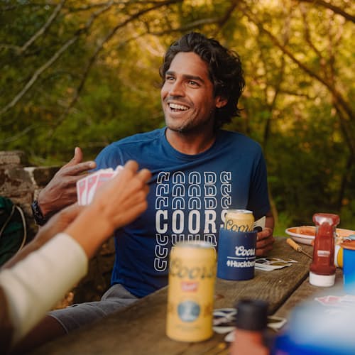lifestyle image of Stacked Coors Graphic T-Shirt