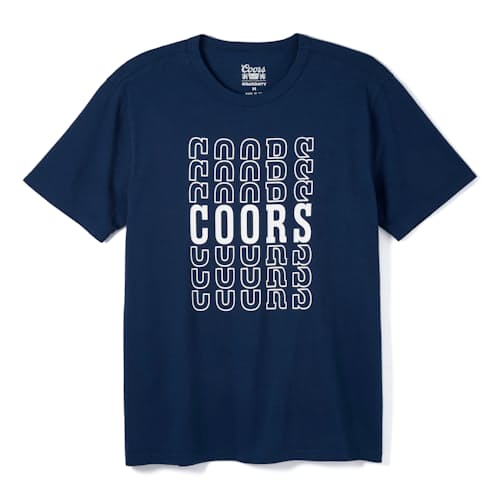 laydown image of Stacked Coors Graphic T-Shirt